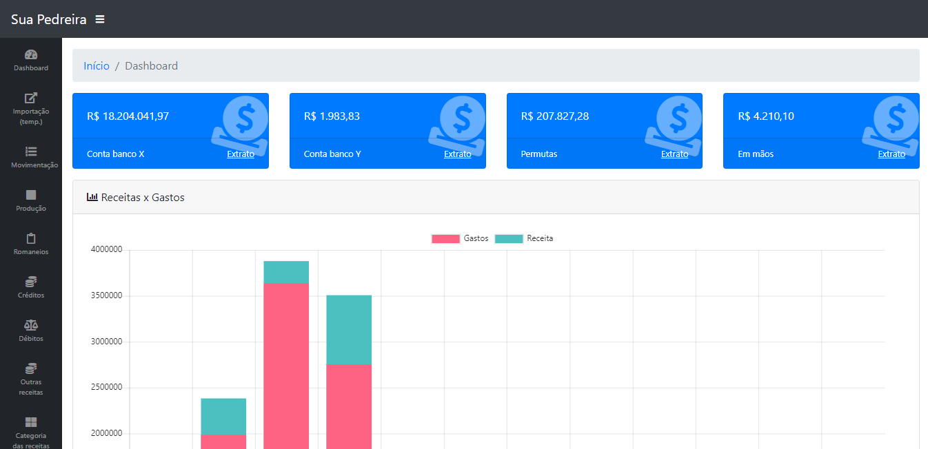 Aplicativo para Pedreiras